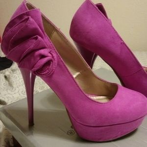 Fushia High heels